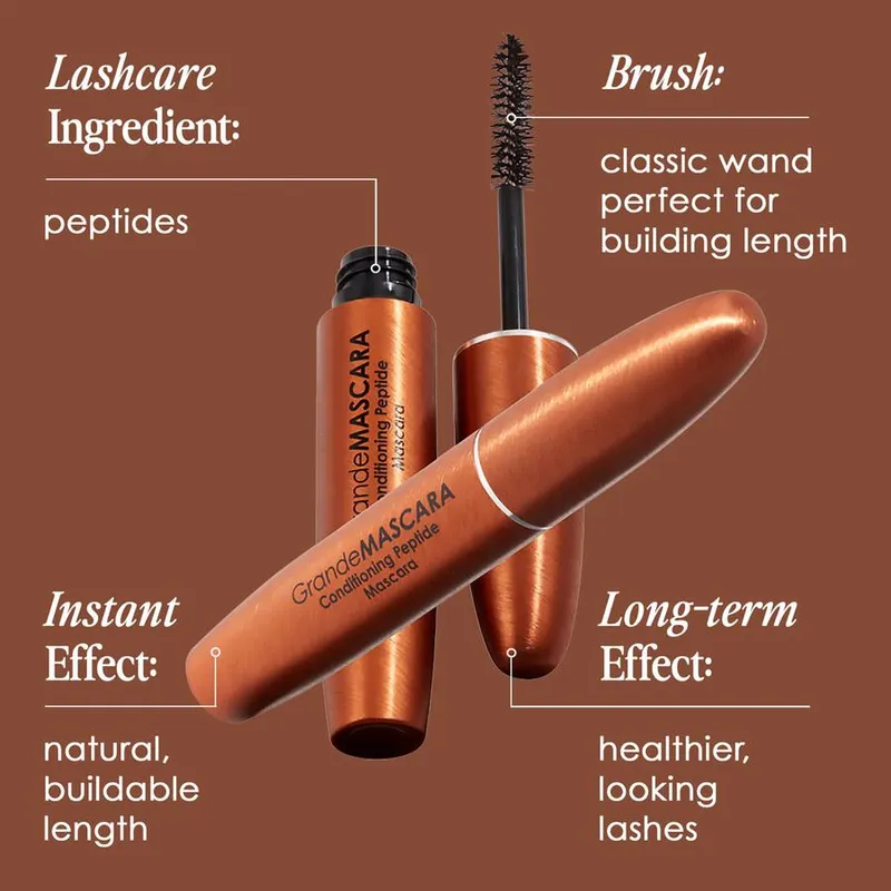 Bild 5 för Grande Cosmetics GrandeMASCARA Conditioning Peptide Mascara Brown - 5,6 g