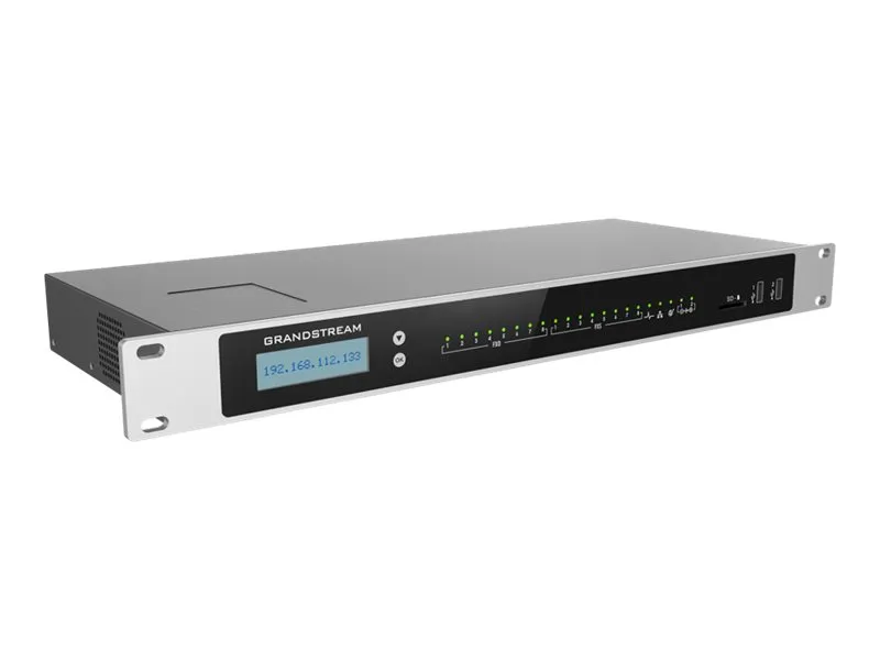 Alternativ bild 0 för Grandstream UCM6308A - IP-PBX - stativmonterbar - 8 FXO-carrier - 8 FXS-carrier - 3 x 10/100/1000