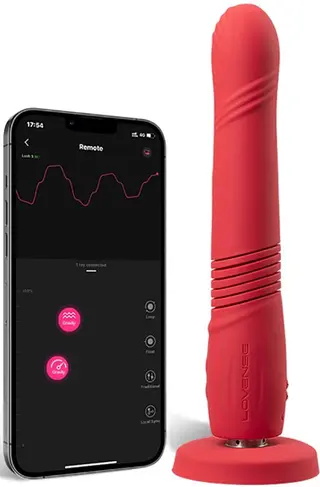 Produktfoto för GRAVITY THRUSTING DILDO - röd