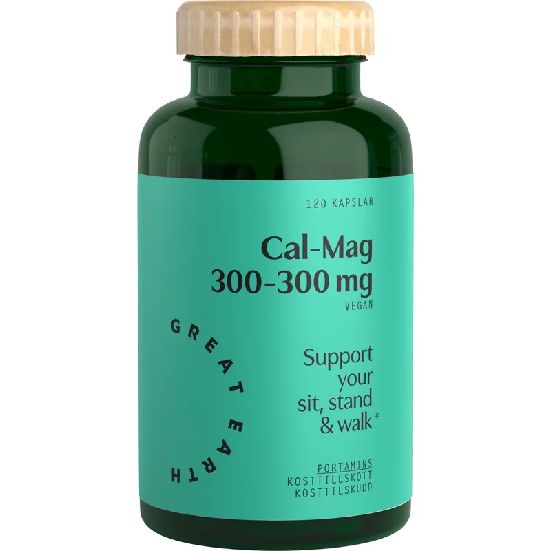 Bild 2 för Great Earth Cal-Mag 300-300 mg 120 kapslar