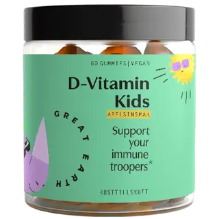 Produktfoto för Great Earth D-Vitamin Kids 60 gummies