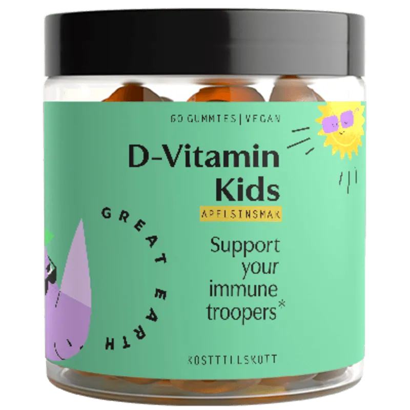 Bild 1 för Great Earth D-Vitamin Kids 60 gummies