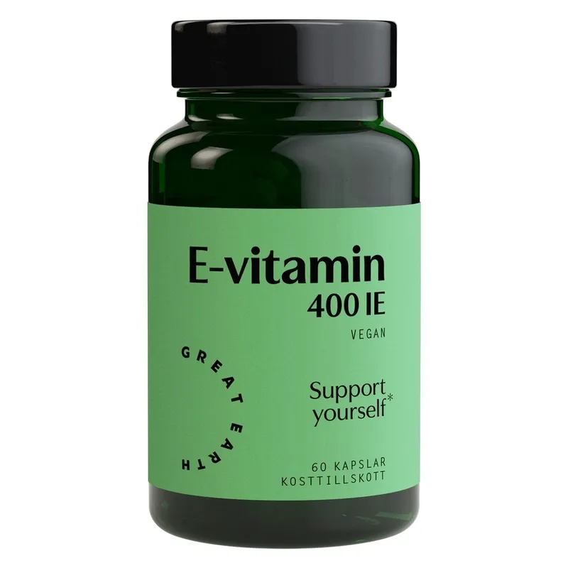 Bild 1 för Great Earth E-Vitamin 60 kapslar