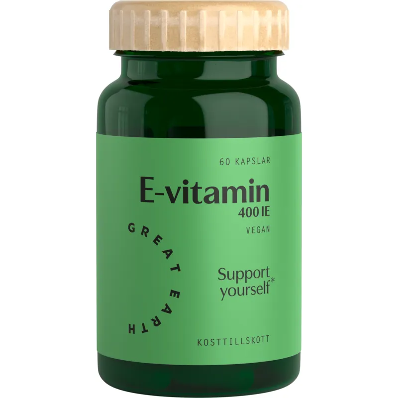 Bild 1 för Great Earth E-Vitamin 60 kapslar