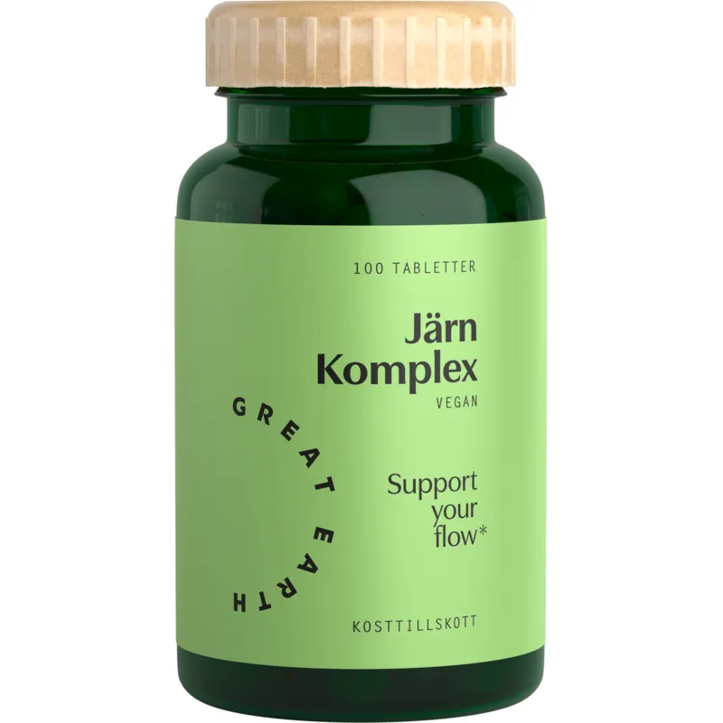 Bild 1 för Great Earth Järn Komplex 25 mg 100 tabletter