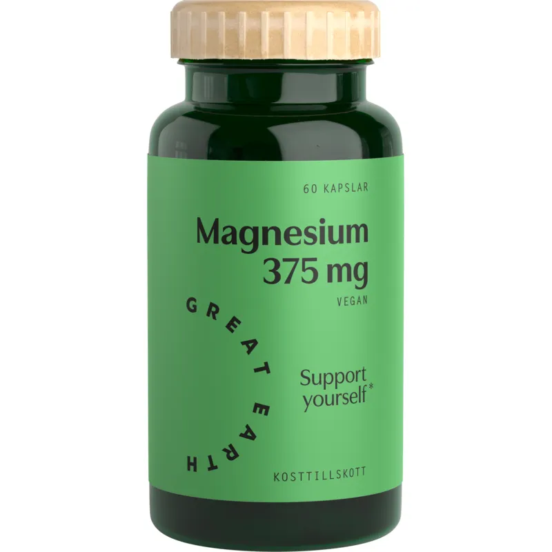 Bild 1 för Great Earth Magnesium 375 mg 60 kapslar