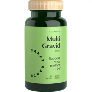 Produktfoto för Great Earth Multi Gravid 60 kapslar