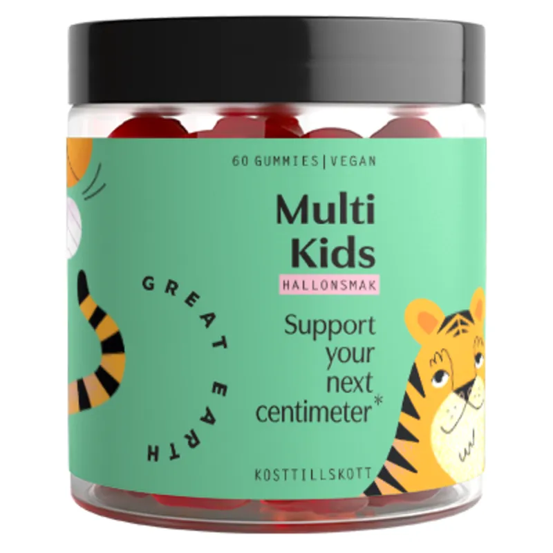 Bild 2 för Great Earth Multi Kids 60 gummies