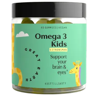 Produktfoto för Great Earth Omega 3 Kids 60 gummies