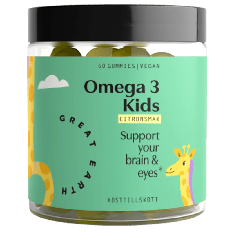 Bild 1 för Great Earth Omega 3 Kids 60 gummies