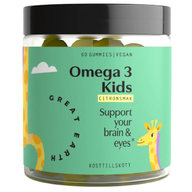 Bild 2 för Great Earth Omega 3 Kids 60 gummies