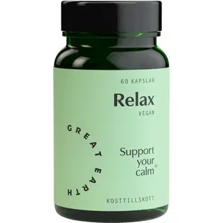 Produktfoto för Great Earth Relax 60 kapslar