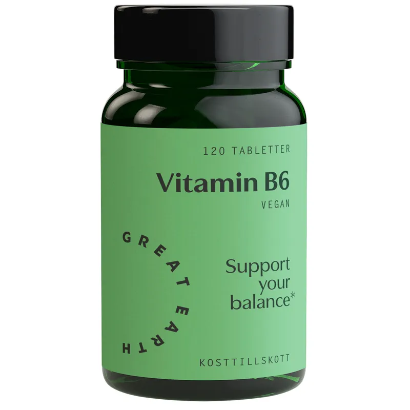 Bild 2 för Great Earth Vitamin B6 120 tabletter
