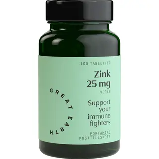 Produktfoto för Great Earth Zink 25 mg 100 tabletter