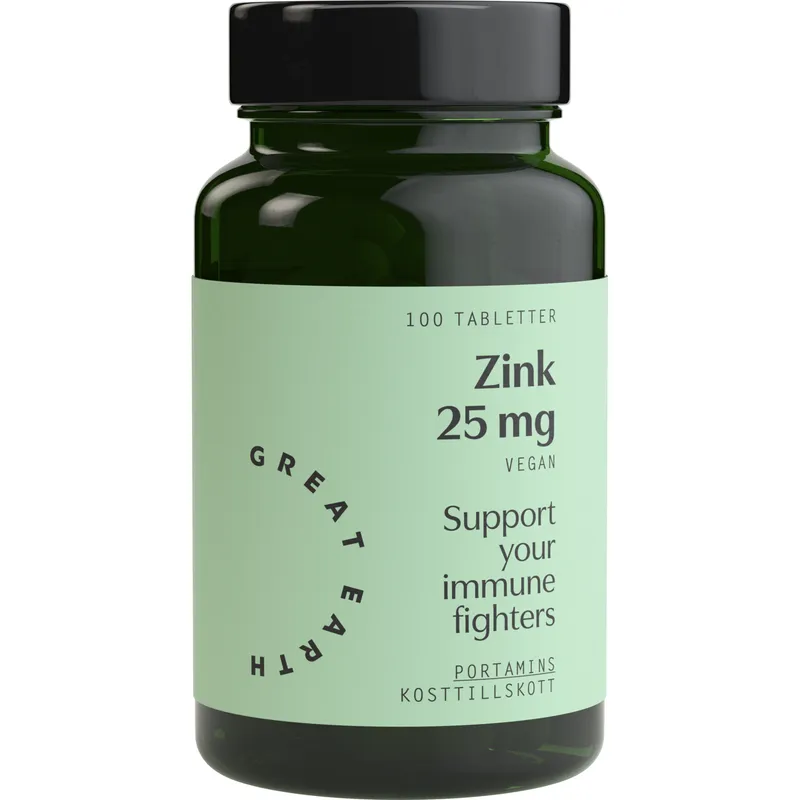 Bild 2 för Great Earth Zink 25 mg 100 tabletter