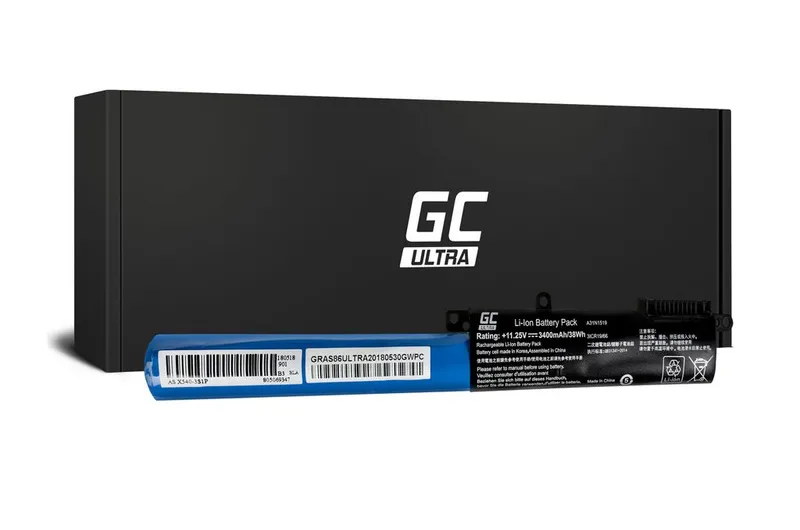 Alternativ bild 0 för Green Cell A31N1519 Batteri för Asus F540 R540 X540 Series Laptops