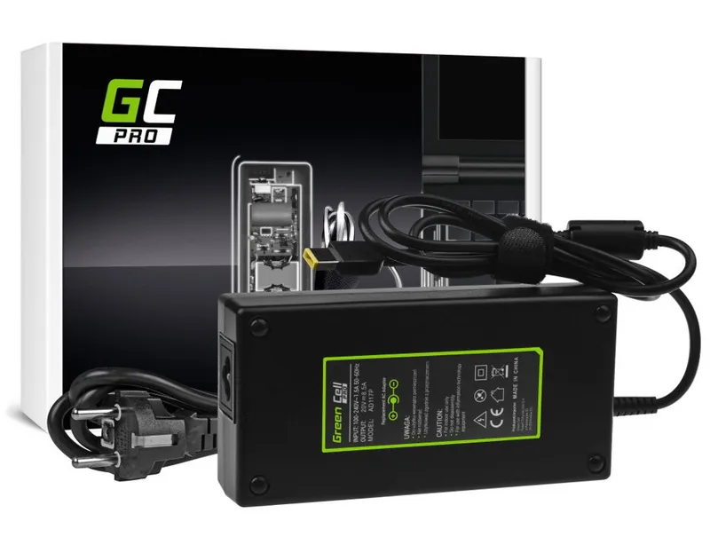 Alternativ bild 0 för Green Cell AD117P, Bärbar dator, inomhus, 170 W, 20 V, AC-till-DC, 8,5 A