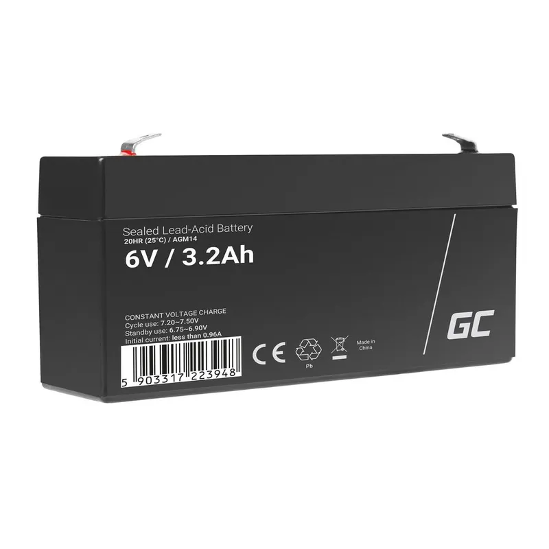 Alternativ bild 0 för Green Cell - Batteri - 7 Ah - svart