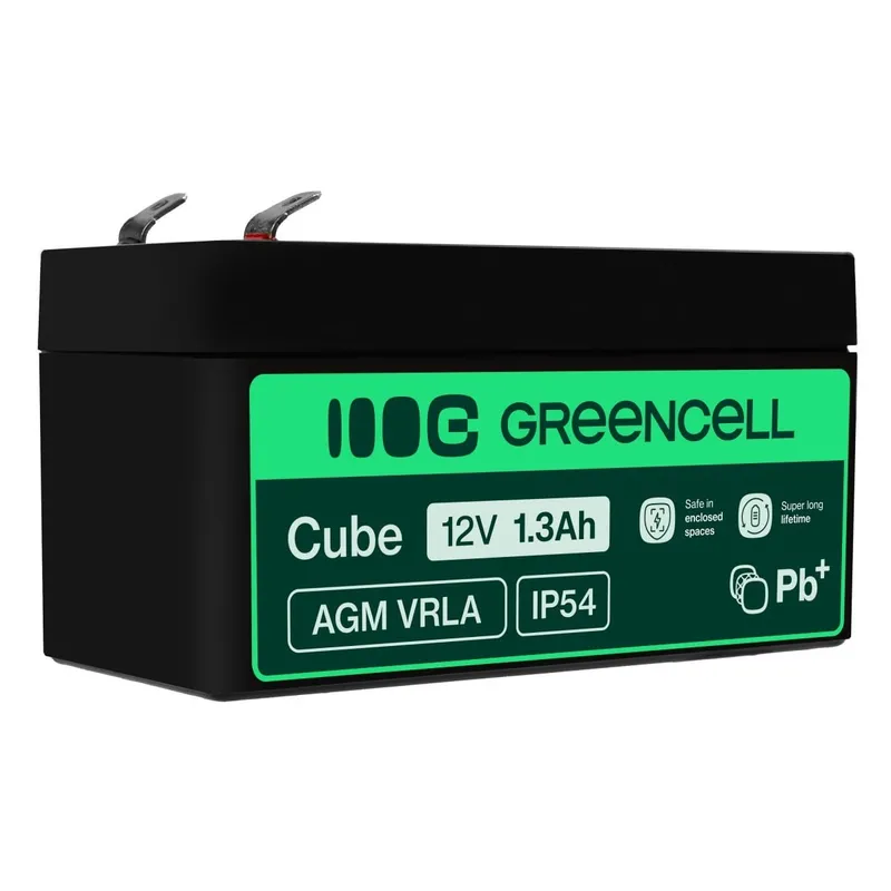 Alternativ bild 0 för Green Cell - Batteri - Bly-syra - 1.3 Ah - svart