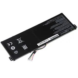 Produktfoto för Green Cell - Batteri för bärbar dator (likvärdigt med: Acer AC14B18J, Acer AC14B8K) - litiumjon - 3-cells - 2200 mAh - svart - för Acer Aspire ES1  Aspire ES 11  Chromebook CB3, CB5