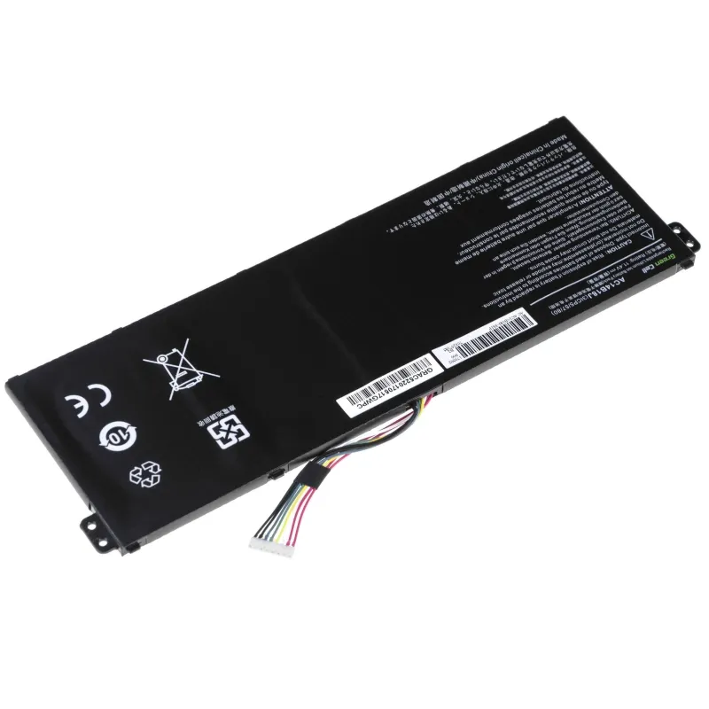 Alternativ bild 0 för Green Cell - Batteri för bärbar dator (likvärdigt med: Acer AC14B18J, Acer AC14B8K) - litiumjon - 3-cells - 2200 mAh - svart - för Acer Aspire ES1  Aspire ES 11  Chromebook CB3, CB5