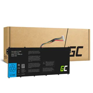 Produktfoto för Green Cell - Batteri för bärbar dator (likvärdigt med: Acer AC14B3K, Acer AC14B8K) - litiumpolymer - 4-cells - 3200 mAh - svart