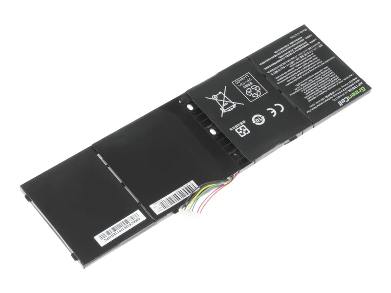Alternativ bild 0 för Green Cell - Batteri för bärbar dator (likvärdigt med: Acer AP13B3K) - litiumpolymer - 4-cells - 3500 mAh - svart - för Acer Aspire R7, V5, V7