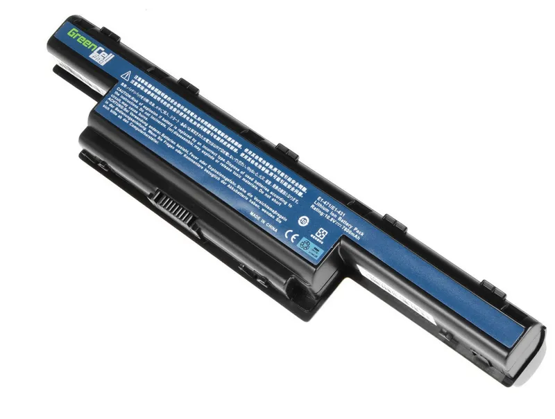 Alternativ bild 0 för Green Cell - Batteri för bärbar dator (likvärdigt med: Acer AS10D31, Acer AS10D41, Acer AS10D51) - litiumjon - 9-cells - 6600 mAh - svart - för Acer Aspire 5733, 5741, 5742, 5742G, 5750G, E1  TravelMate 5740, 5742
