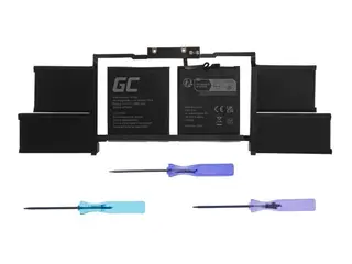 Produktfoto för Green Cell - Batteri för bärbar dator (likvärdigt med: Apple A1820) - litiumpolymer - 6-cells - 6600 mAh - 75 Wh - svart