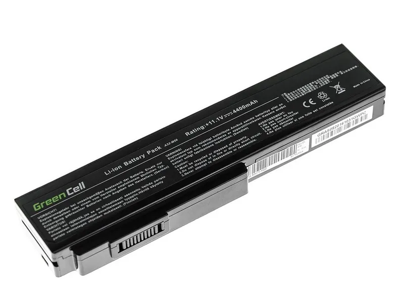Alternativ bild 0 för Green Cell - Batteri för bärbar dator (likvärdigt med: ASUS A32-M50, ASUS A32-N61) - litiumjon - 6-cells - 4400 mAh - svart - för ASUS G50  G51  G51J 3D  G51Jx 3D  G60  M50  N53  N61