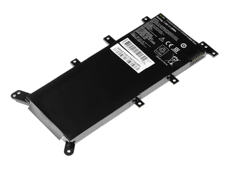 Alternativ bild 0 för Green Cell - Batteri för bärbar dator (likvärdigt med: ASUS C21N1347) - litiumpolymer - 4-cells - 4000 mAh - svart - för ASUS A555  F555  K555  R556  X555