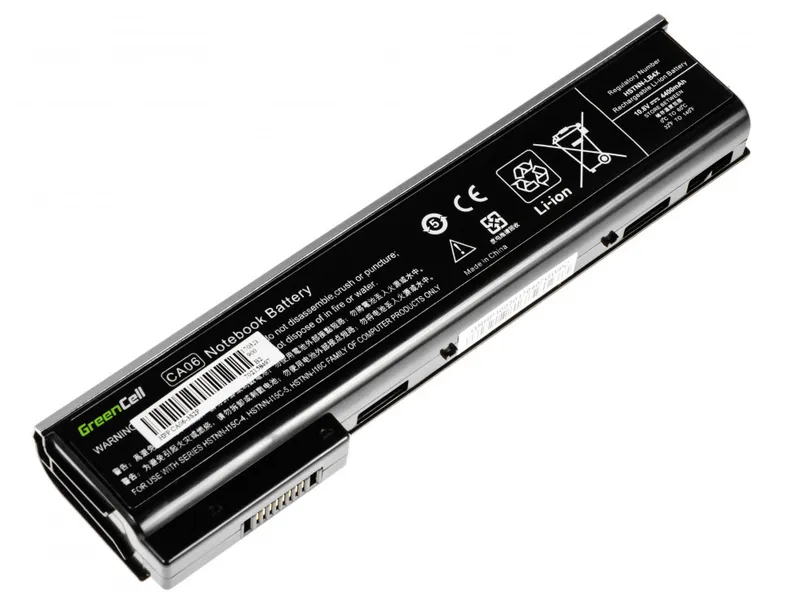 Alternativ bild 0 för Green Cell - Batteri för bärbar dator (likvärdigt med: HP CA06XL, HP CA06) - litiumjon - 6-cells - 4400 mAh - svart - för HP ProBook 640 G1 Notebook, 645 G1 Notebook, 650 G1 Notebook, 655 G1 Notebook
