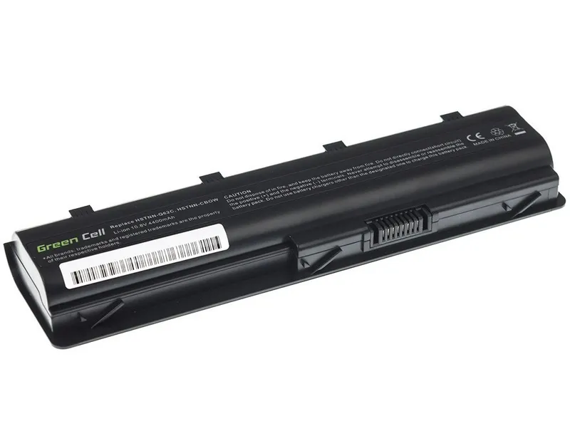 Alternativ bild 0 för Green Cell - Batteri för bärbar dator (likvärdigt med: HP MU06) - litiumjon - 6-cells - 4400 mAh - svart - för Compaq Presario CQ62  HP Pavilion Laptop g6, g7
