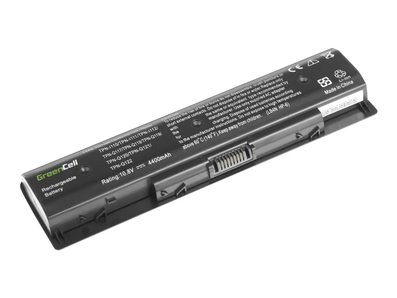 Alternativ bild 0 för Green Cell - Batteri för bärbar dator (likvärdigt med: HP PI06) - litiumjon - 6-cells - 4400 mAh - svart - för HP Pavilion Laptop 14, 15, 17