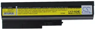 Produktfoto för Green Cell - Batteri för bärbar dator (likvärdigt med: Lenovo 42T4504, Lenovo 42T4513) - litiumjon - 6-cells - 4400 mAh - svart - för Lenovo ThinkPad W500, R500, R60, R60e, R61, R61e, R61i, SL500, T500, T60p, T61, T61p, T61u
