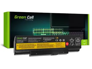 Produktfoto för Green Cell - Batteri för bärbar dator (likvärdigt med: Lenovo 45N1759, Lenovo 45N1758) - litiumjon - 6-cells - 4400 mAh - svart - för Lenovo ThinkPad E560 20EV, 20EW  E565 20EY  ThinkPad Edge E550 20DF, 20DG  E555 20DH