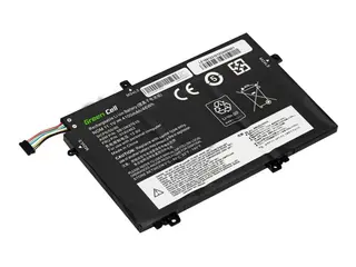 Produktfoto för Green Cell - Batteri för bärbar dator (likvärdigt med: Lenovo L17C3P52, Lenovo L17M3P53, Lenovo L17M3P54, Lenovo L17L3P52) - litiumpolymer - 3-cells - 4100 mAh