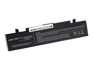 Produktfoto för Green Cell - Batteri för bärbar dator (likvärdigt med: Samsung AA-PB9NC6B, Samsung AA-PB9NS6B) - litiumjon - 9-cells - 6600 mAh - svart - för Samsung P530-Pro  P580-Pro  R525  R530  R580  R730  R780  SE31