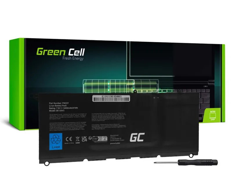Alternativ bild 0 för Green Cell batteri PW23Y för Dell XPS 13 9360