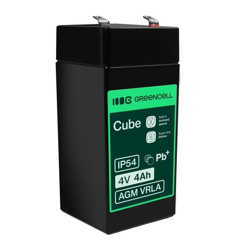 Alternativ bild 0 för Green Cell - Cash register battery - Bly-syra - 4 Ah - svart