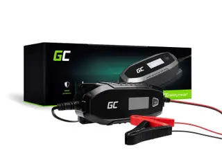 Produktfoto för Green Cell Charger for accumulators 6V 12V 4A with diagnostics function, 6/12 V, Typ C (Europlug), 0,048 kW, 4 A, 220-240 V, 50 hz