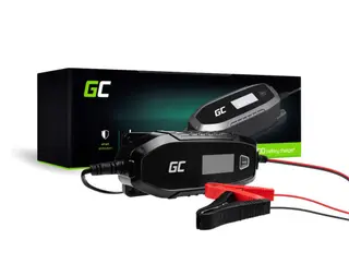 Produktfoto för Green Cell Charger for accumulators 6V 12V 4A with diagnostics function, 6/12 V, Typ C (Europlug), 0,048 kW, 4 A, 220-240 V, 50 hz