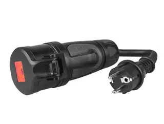 Produktfoto för Green Cell EVAK01, Svart, Typ 1, Schuko, Svart, Rak, Rak