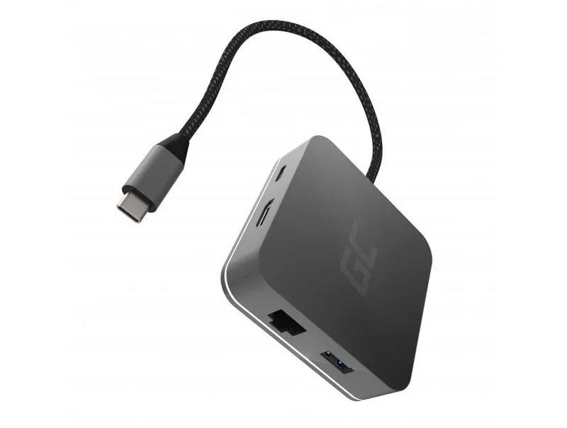 Alternativ bild 0 för Green Cell HUB2 - docking station - USB-C - HDMI - GigE