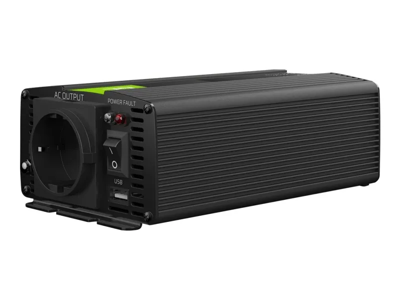 Alternativ bild 0 för Green Cell INV02DE - DC-AC-omriktare - DC 24 V - 300 Watt - Europa - svart