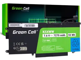 Produktfoto för Green Cell K5XWW Laptop Batteri för Dell Latitude 7390 2-in-1
