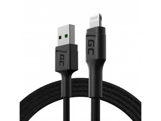 Produktfoto för Green Cell-kabel PowerStream USB-A - Lightning 1,2m QC Apple 2,4A