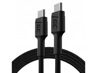 Produktfoto för Green Cell-kabel PowerStream USB-C 1,2m PD (60W), 480 Mbps, Ultra Charge, QC 3.0