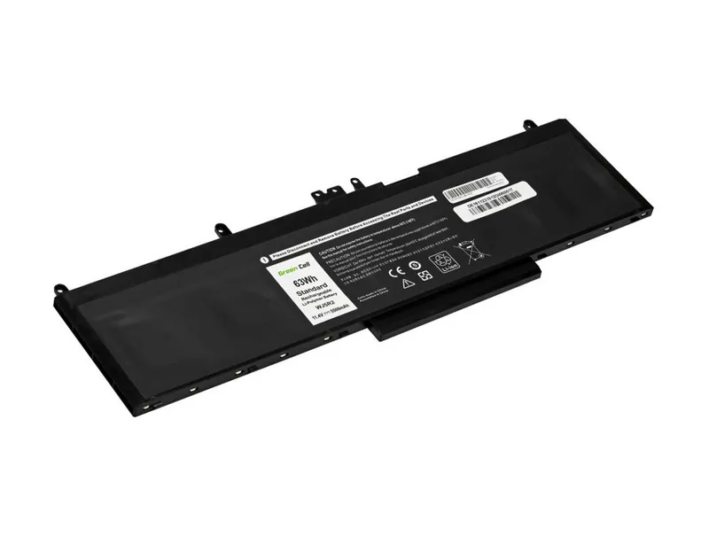 Alternativ bild 0 för Green Cell Laptop batteri Dell Latitude E5570 Precision 3510 11.4V 4500 mAh