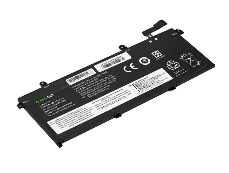 Alternativ bild 0 för Green Cell Laptop batteri Lenovo ThinkPad 11.55V 4350 mAh